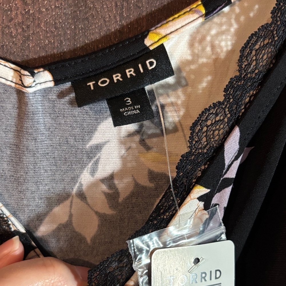 Torrid Studio Knit Button-Front Swing Cami - Picture 3 of 4